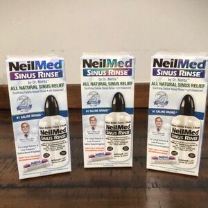 NeilMed Sinus Rinse Pack bundle of 3